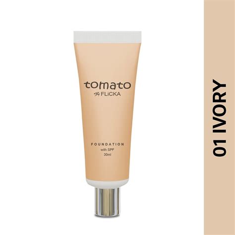 Flicka Tomato Liquid Foundation for Face Makeup – Flicka Cosmetics Pvt Ltd