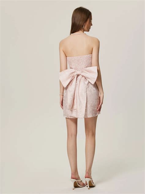 Bow Jacquard Tube Dress | Savana | Bestsellers