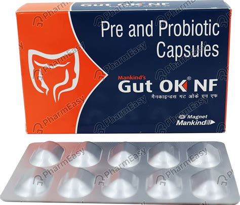 Buy Gut Ok Nf Strip Of 10 Capsules Online at Flat 15% OFF | PharmEasy