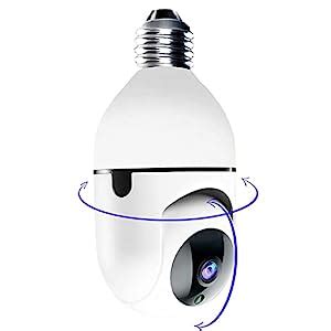 Buy TECHNOVIEW WiFi PTZ Wireless CCTV WiFi E27 Bulb Security Camera ...
