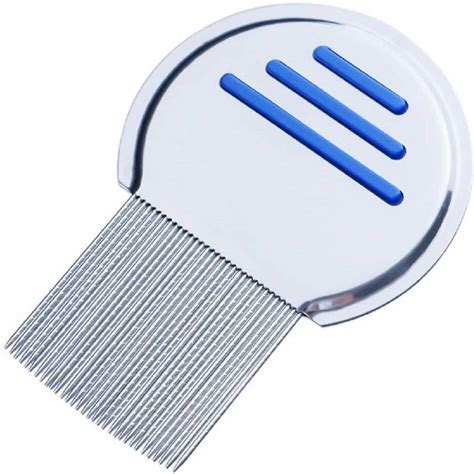 SAROWA Stainless Steel Lice and Nits Removal Comb - Double Grooved Fine ...