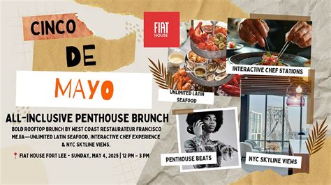 Cinco de Mayo Rooftop Brunch – Unlimited Seafood, Chef-Crafted & NYC ...