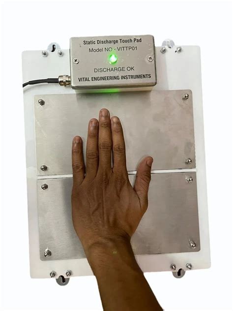 Static Discharge Touch Pad - Esd Static Discharge Palm Plate ...