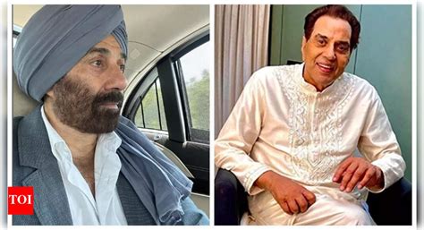 Fan frenzy for Sunny Deol at Gadar premiere in Jaipur, Dharmendra ...