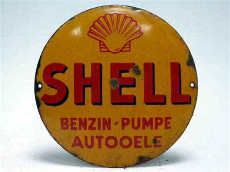 Image result for Shell Enamel Sign