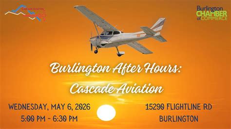 Burlington After Hours: Cascade Aviation, Cascade Aviation, Burlington ...