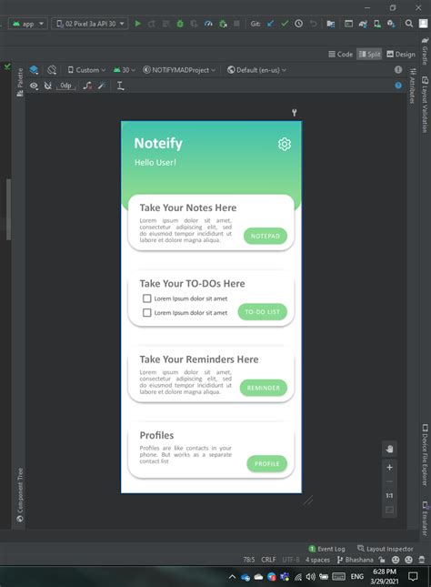 Android Studio Emulation 的图像结果