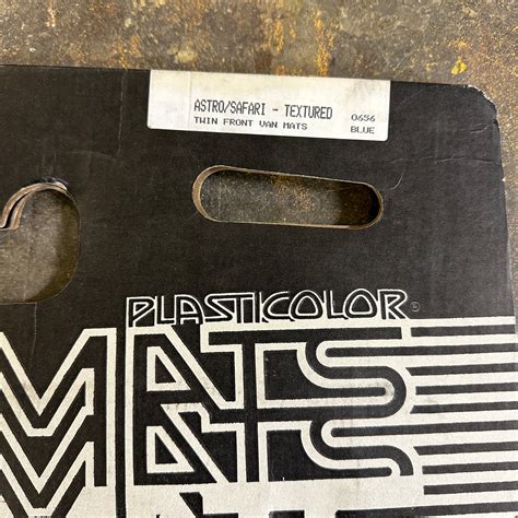NOS Astro/Safari Van Floor Mats - Plasticolor – Hevy Hauling