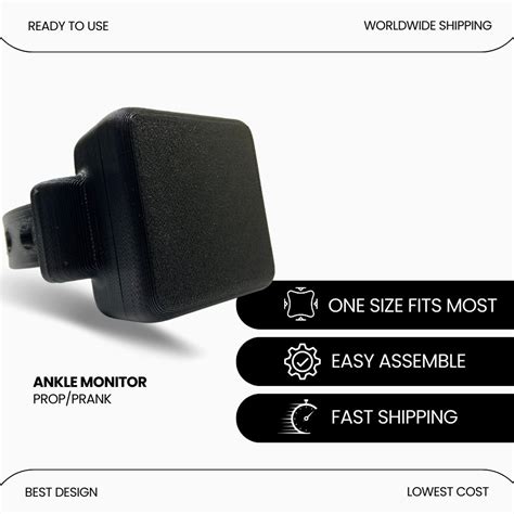 Prop / Fake - Ankle Monitor, GPS Tracker, House Arrest Bracelet , Fake ...