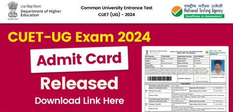 CUET Admit Card 2024 Out: CUET UG Admit Card Released on exams.nta.ac ...