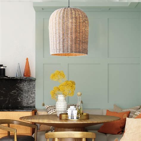 Buy Decazone Large Rattan Hanging Light Beautiful Crafted Lamp Adds ...