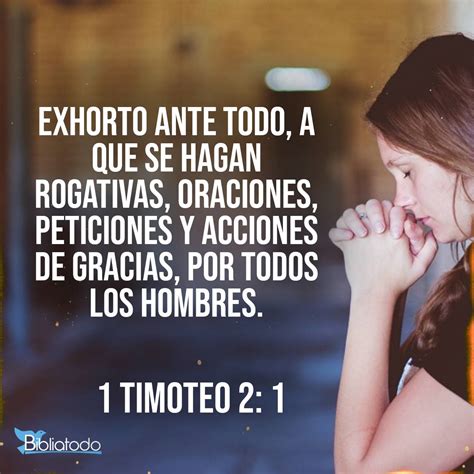 1 Timoteo 2:1 Referencias Cruzadas de la Biblia | Conexiones Versículo ...