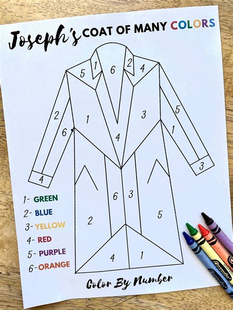 Joseph Coat of Many Colors, Bible Study for Kids, Sunday School Lesson ...