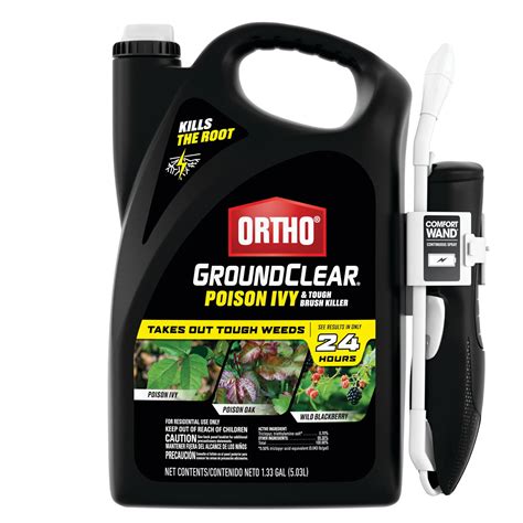 Ortho GroundClear Poison Ivy and Tough Brush Killer Herbicide, 1 Gallon ...
