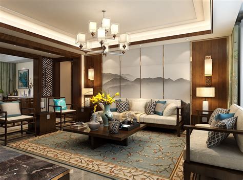 中式别墅装修，悠然、温和、大气的风格—誉巢装饰