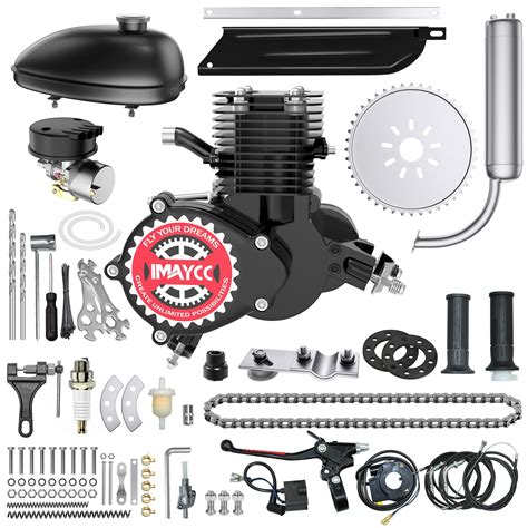 Snapklik.com : IMAYCC Bike Motor Kit 100cc Motorized Bike Kit 2 Stroke ...