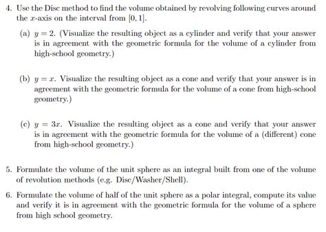 Image result for Volume Disc Method