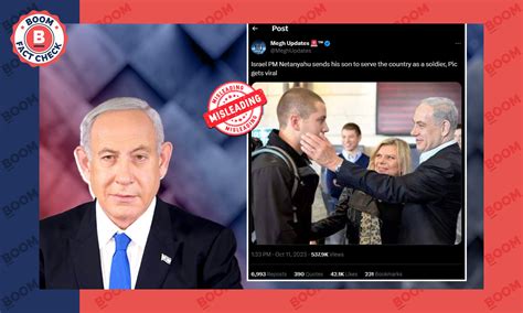 Viral Photo Of Netanyahu Seeing Off Son To Join Army Is From 2014 | BOOM