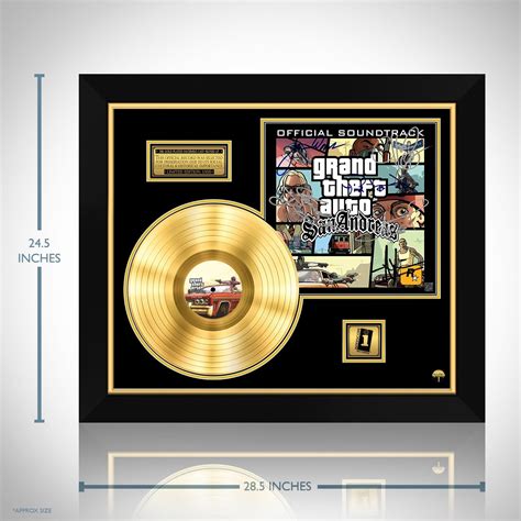 Grand Theft Auto San Andreas - Soundtrack Gold LP Limited Signature ...
