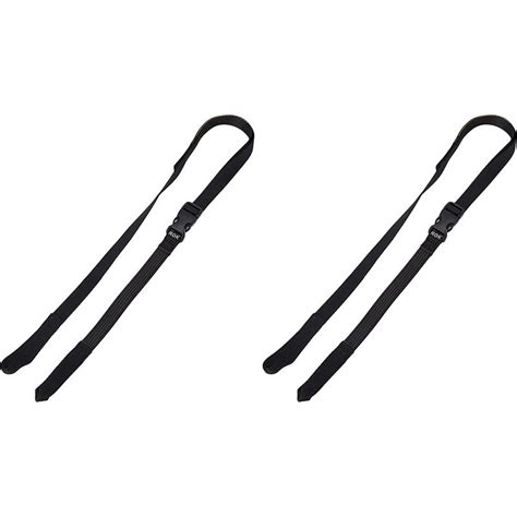 ROK Straps 16mm Adjustable Black with Silver Logo– Moto Central