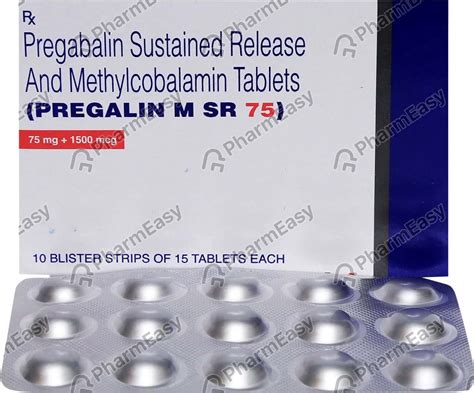 Pregaba M Sr 75mg Strip Of 15 Tablets: Uses, Side Effects, Price ...