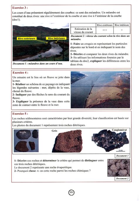 درس La formation des roches sédimentaires للسنة الأولى اعدادي | الصفحة ...