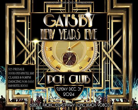 GATSBY NEW YEARS EVE TILL 3AM | PCH CLUB LONG BEACH, PCH Club Long ...