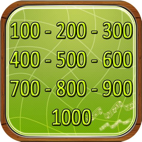 Numbers in English from 100 to 1000 - App on Amazon Appstore