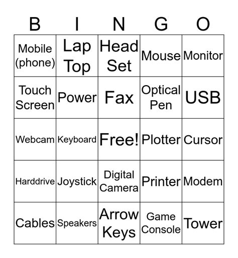 Image result for Computer Bingo