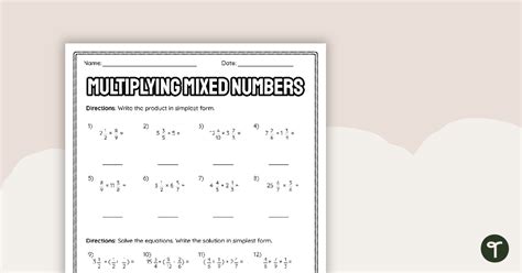 Image result for Multiply Mixed Fractions Worksheet
