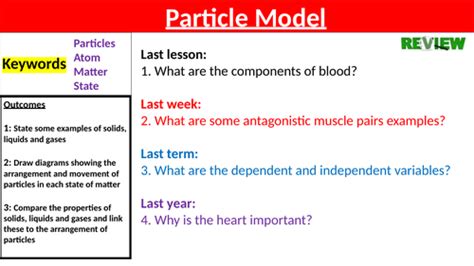 Image result for KS3 Science Particle Model