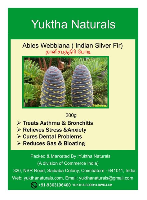 Buy Yuktha Naturals Thalisapathiri | Indian Silver Fir Powder ...