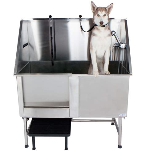 Stainless Steel Bathtub For Dogs : Flying Pig® 38" Stainless Steel Pet ...