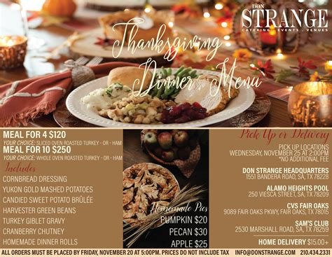 Thanksgiving Meal Pick Up Thanksgiving Meals Online Giant Eagle