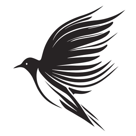 Abstract Flying Bird Silhouette 23692990 Vector Art at Vecteezy