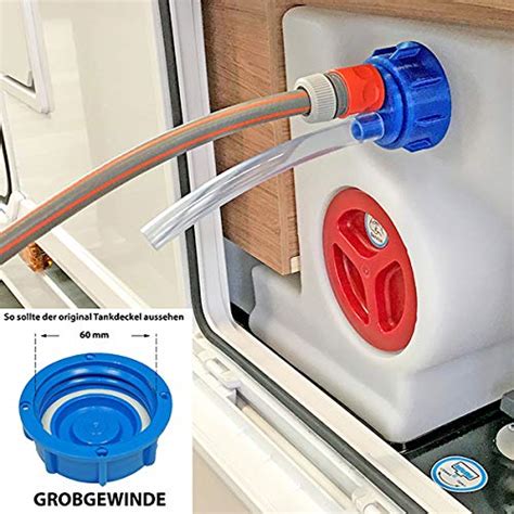 WAFA 5G water filling adapter for caravans, coarse thread, Knaus ...