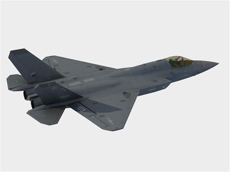 Shenyang J-35 Stealth Fighter 3D Model by Mermodels
