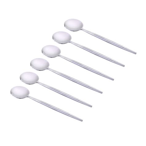 Arias by Lara Dutta Canary Stainless Steel Baby Spoon Set of 6 ...