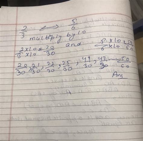 find rational no.s bw 2/3 and5/6 - Brainly.in
