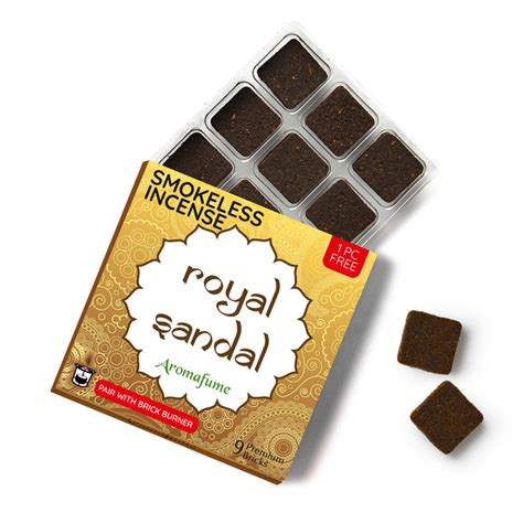 Royal Sandal Incense Bricks — Aromafume - Discover the Power of Scent (IN)