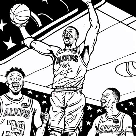 Image result for NBA Coloring Pages