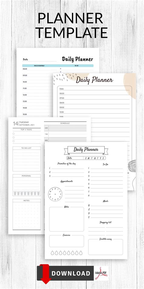 Daily schedule example templates – Artofit