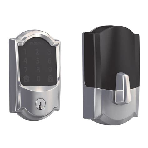 Schlage Encode Camelot Bright Chrome Wi-fi Compatibility Single ...