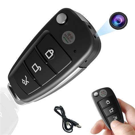 Buy RENMAX Car Key Chain Hidden Camera HD 1080P Night Vision Motion ...