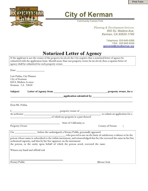 30 Free Notarized Letter Templates {Notary Letters} - TemplateArchive