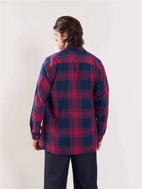 Buy Purple Flannel Overshirt Online at Best Price | 5Feet11