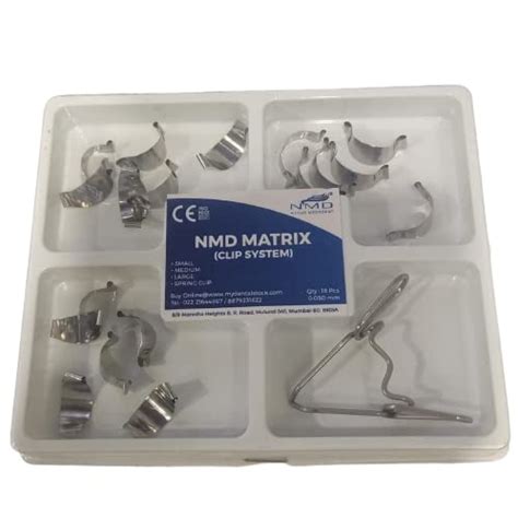 NMD NEXUS MEDODENT Dental Matrix Clip System 18 Pcs : Amazon.in: Health ...