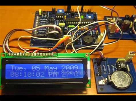 Using Maxim DS1307 Real Time Clock with Atmel AVR Microcontroller - YouTube