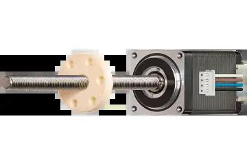 drylin® E linear actuator, stranded wires with JST connector, NEMA11