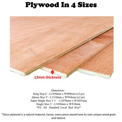 Plywood 12mm Thick In 4 Sizes | Lazada Singapore